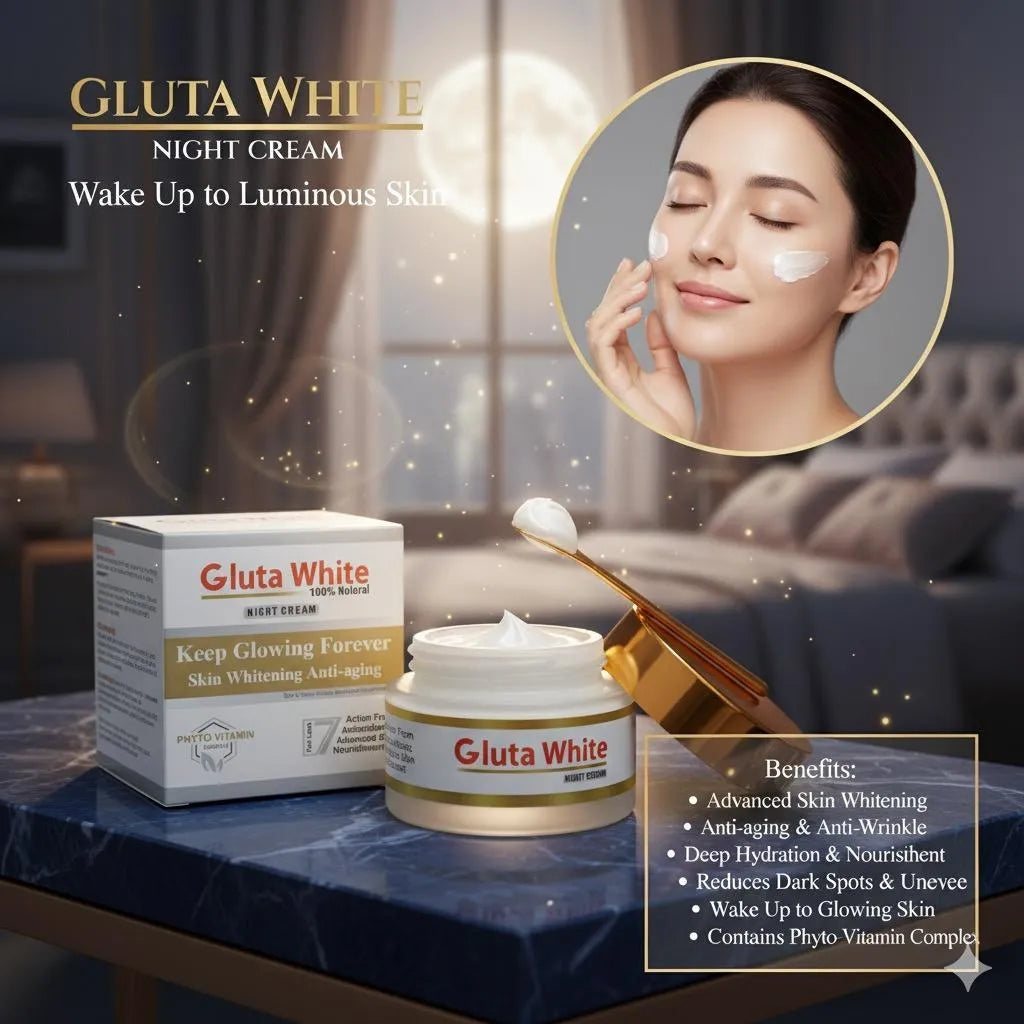Gluta White Night Cream: Unlock Your Radiant Glow