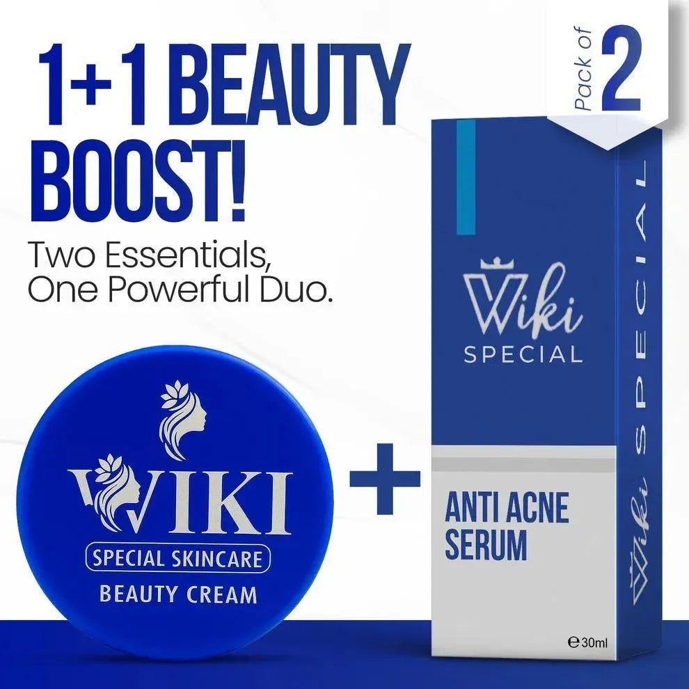 2 in 1 Viki Serum & Cream Skincare Bundle